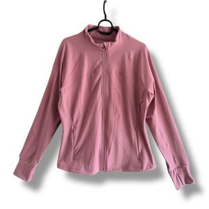 Jockey Women's Dusty Pink Zip Up Activewear Jacket